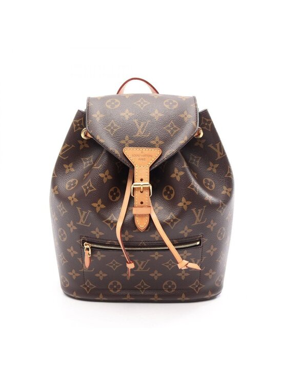 Louis Vuitton Backpack Montsouris Monogram Canvas Leather main image 6